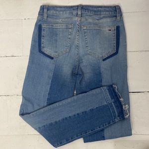 Tommy jeans with unique pattern and frilled bottoms